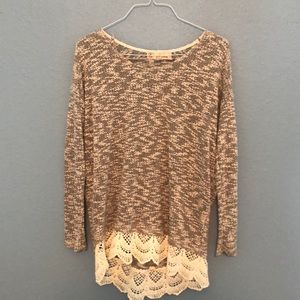 Long sleeve light sweater